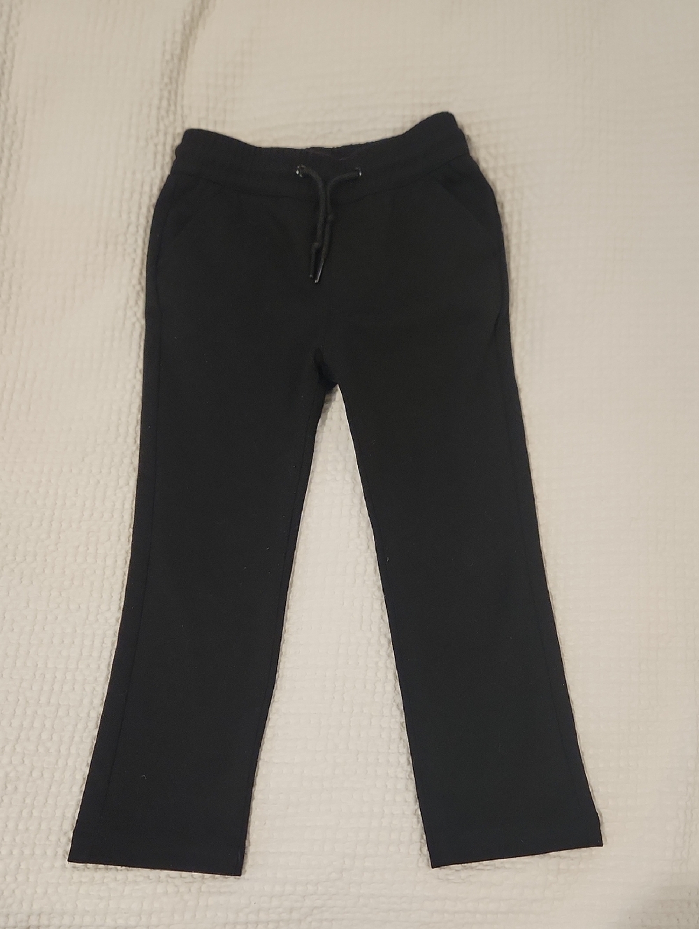 Appaman Black Kids Soft Dress Pants With Pockets And Drawsteing 4T